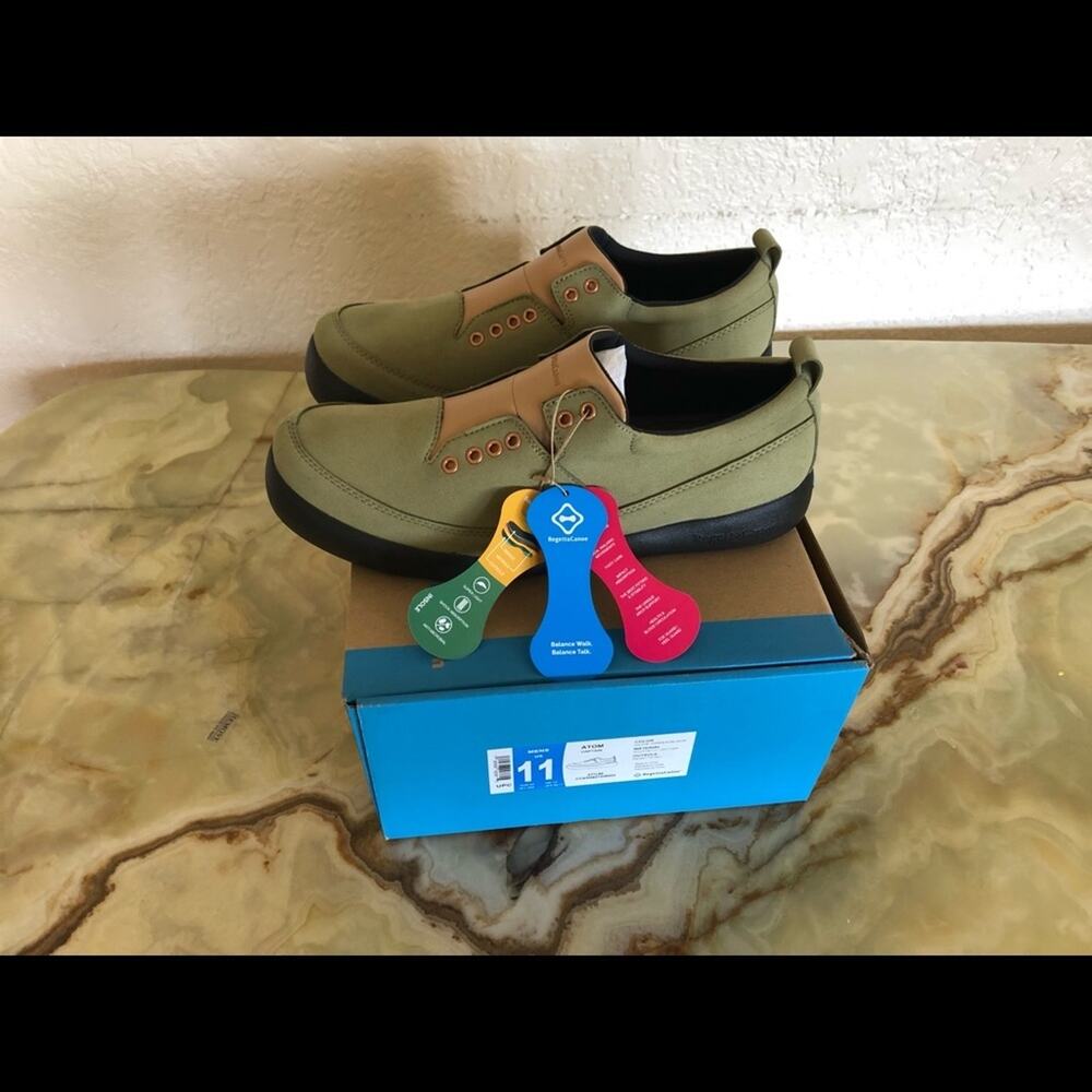 REGETTA CANOE Men’s Sneakers Captain Atom Green Size 11 BNWB